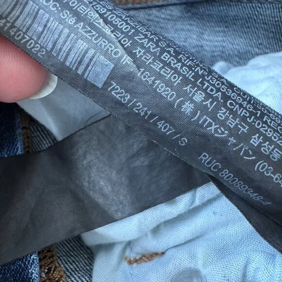 ✨ Zara Denim Pencil Midi Skirt – Medium Blue – Size S - Picture 11 of 12